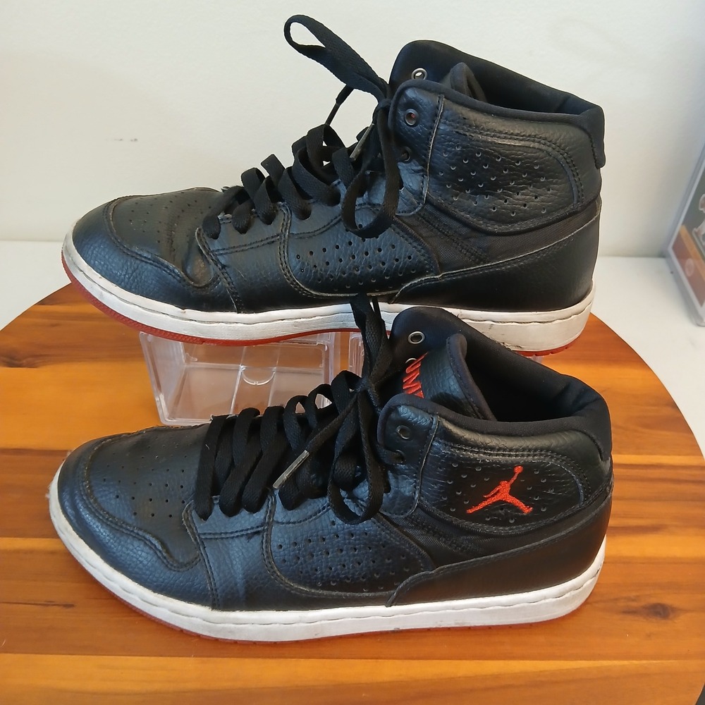 Nike AIr Jordan Access Mens Size 7 Black Basketball Shoes Sneakers AR3762-001